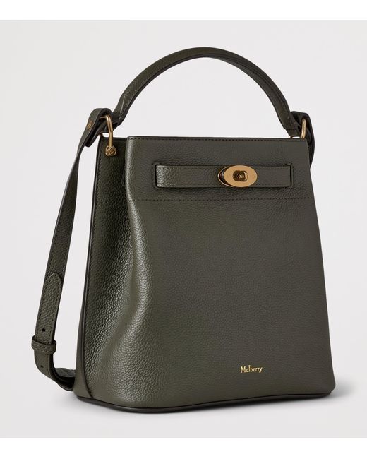Mulberry Black Leather Islington Bucket Bag