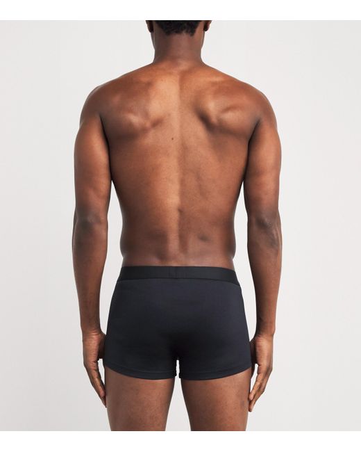 Sunspel Blue Sea Island Cotton Trunks for men