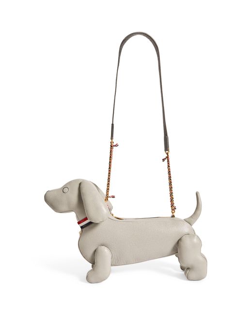 Thom Browne White Mini Hector Cross-Body Bag