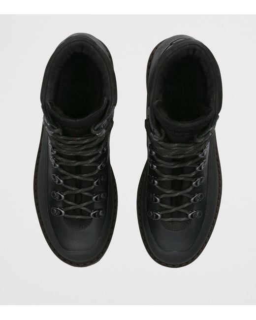 Diemme Black Leather Roccia Vet Boots for men