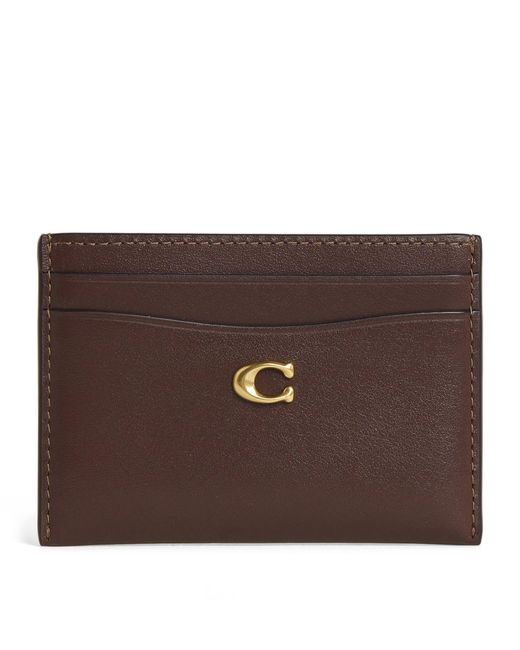 COACH Brown Card Case