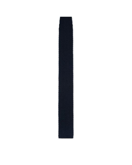 Tom Ford Blue Silk Knitted Tie for men