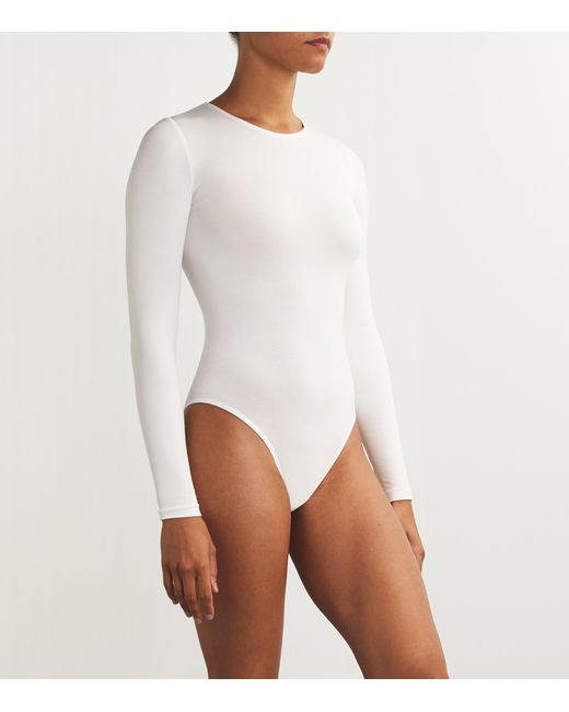 Wolford White Berlin Bodysuit