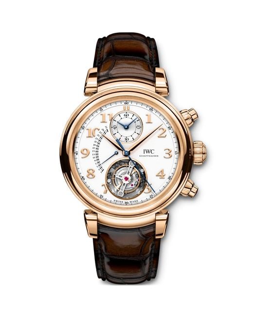 Iwc Metallic Da Vinci Tourbillon Rétrograde Chronograph