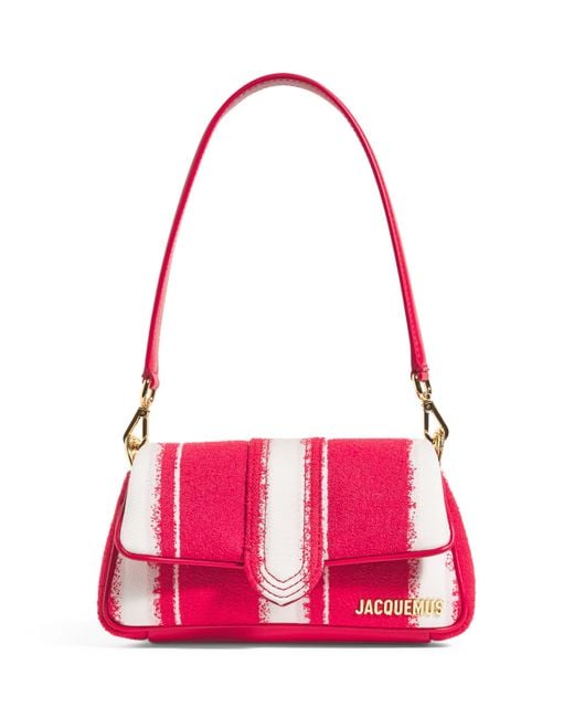 Jacquemus Pink Mini Striped Le Bambinou Shoulder Bag