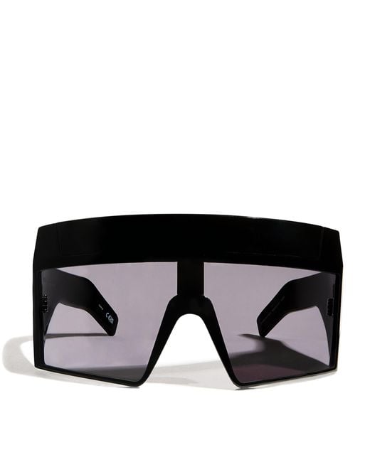 Rick Owens Black Acetate Rev Sunglasses for men