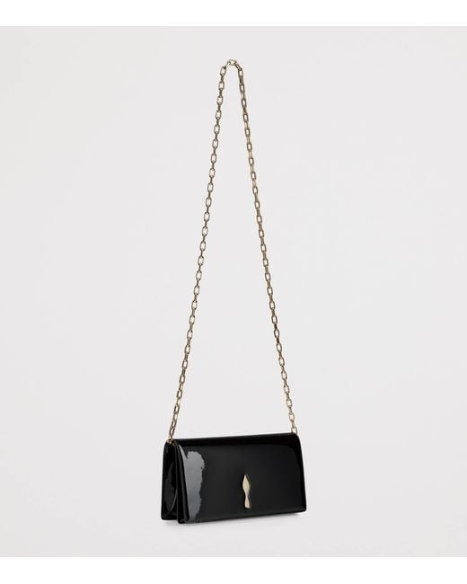 Christian Louboutin Black Bettina Patent Leather Clutch Bag