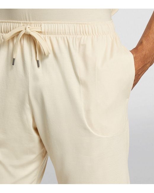 Derek Rose Natural Stretch-modal Basel Lounge Shorts for men