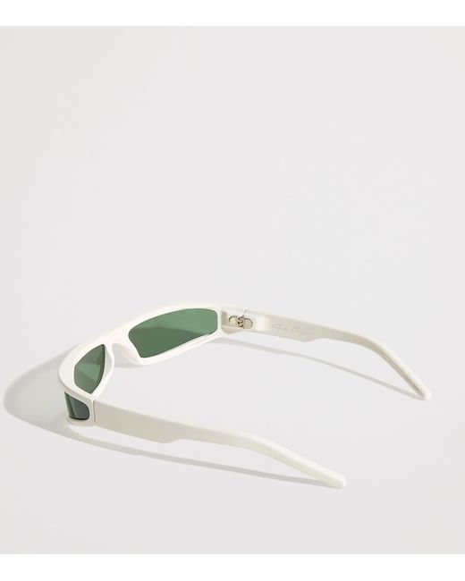 Rick Owens Green Slim Fog Sunglasses for men