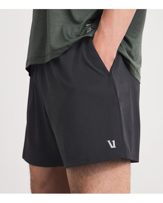 vuori Black 5' Lined Course Shorts for men