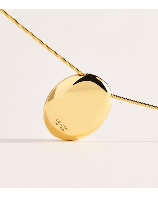 LIE STUDIO Metallic Plated The Julia Necklace