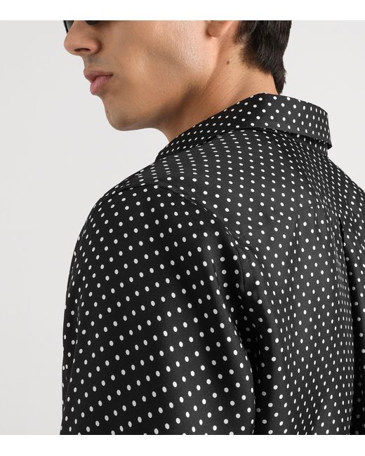Dolce & Gabbana Black Silk Shirt for men