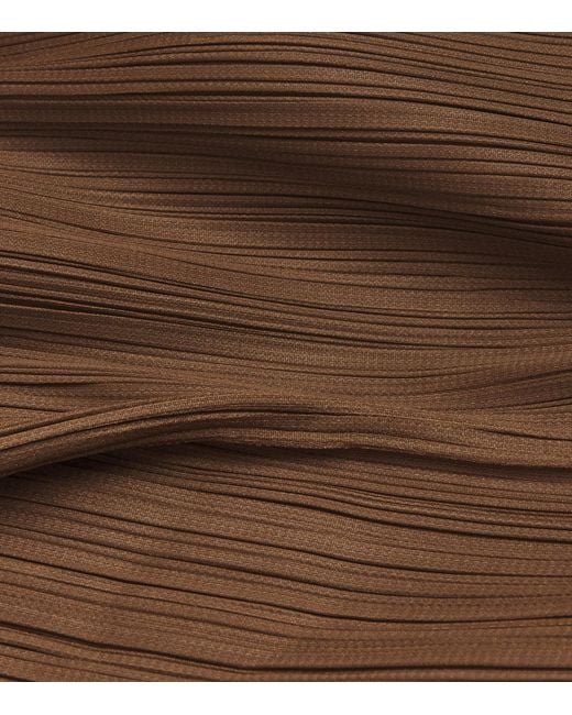Pleats Please Issey Miyake Brown New Colorful Basics Trousers