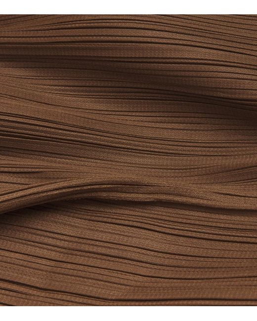 Pleats Please Issey Miyake Brown New Colorful Basics Trousers