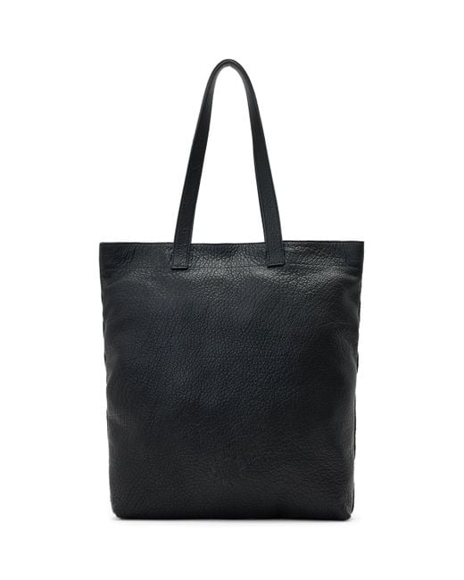 AllSaints Black Leather Yuto Tote Bag for men