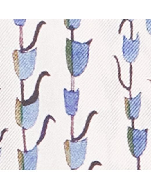 Altuzarra Silk Bluebell Print Scarf
