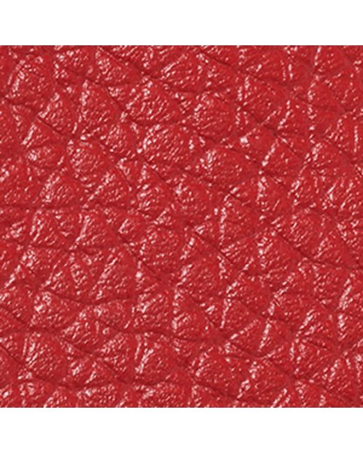 Aspinal Red Leather Bee Keyring