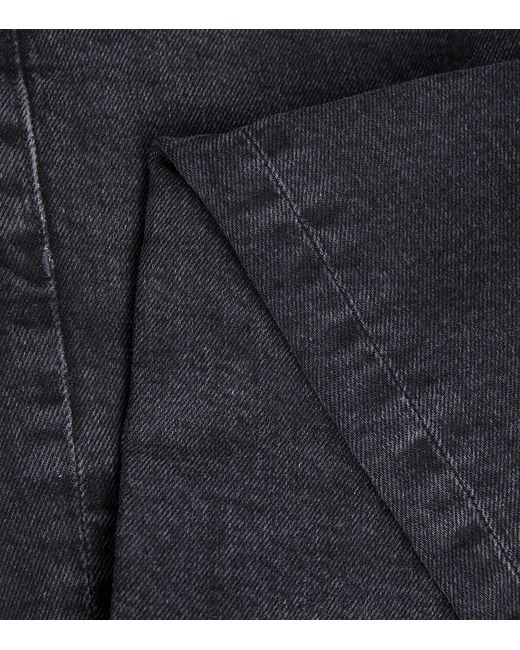 Citizens of Humanity Blue High-Rise Delfina Straight Jeans