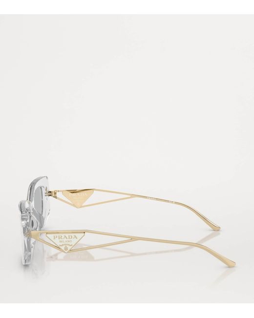Prada Metallic Injected 14Ys Gry Shn Gry