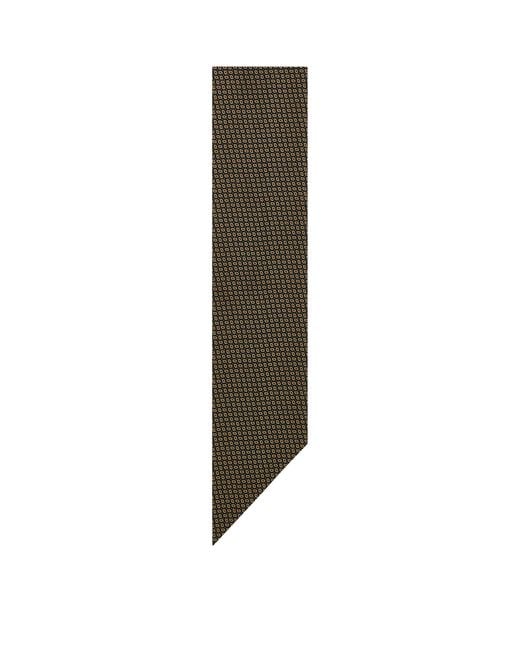 Saint Laurent Green Silk Paisley Print Cravat for men