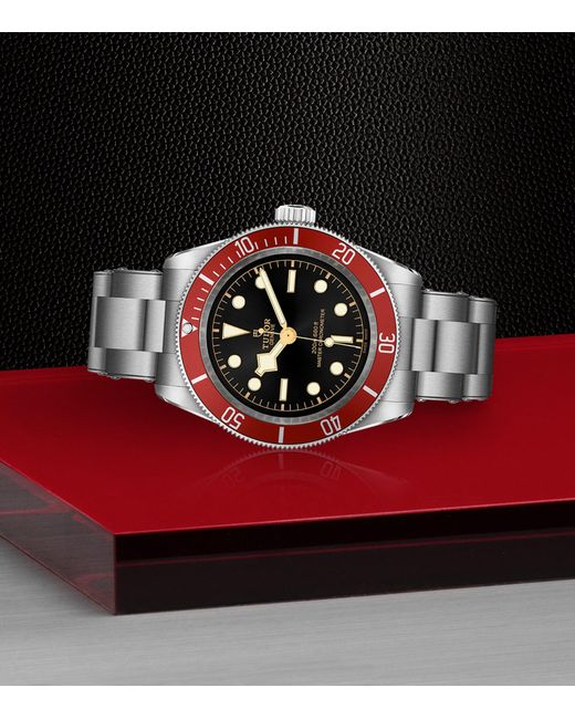 Tudor Metallic Stainless Steel Bay Watch for men