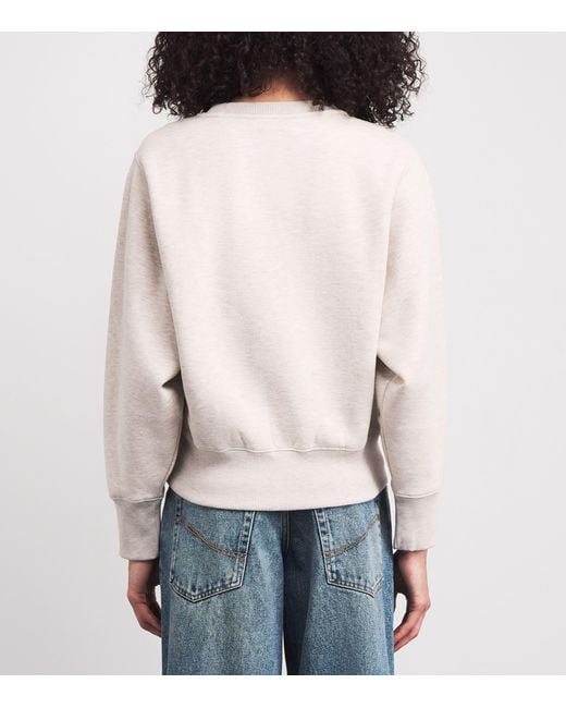 Anine Bing Pink Harry Shrunken Sweatshirt
