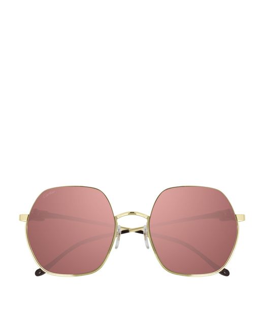 Cartier Pink Panthère De Sunglasses