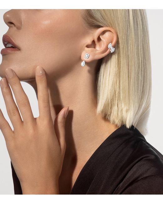 Messika White My Twin And Diamond Ear Cuff