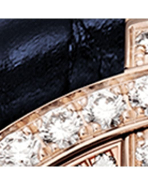 Roger Dubuis Blue Rose Gold And Diamond Velvet Watch 36mm