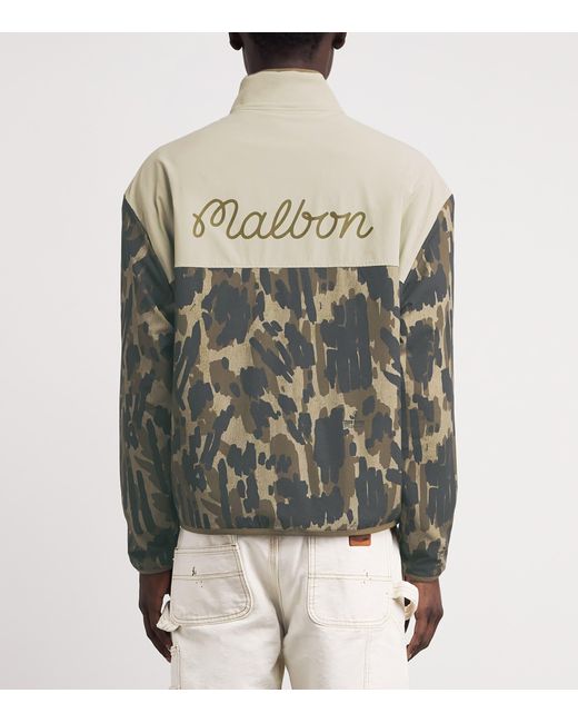 Malbon Green Tour Divot Sherpa Jacket for men