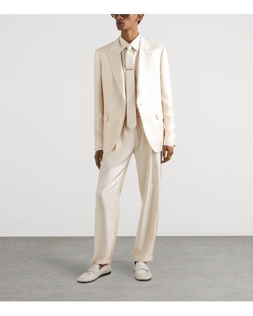 Dolce & Gabbana White X Martini Silk Shirt for men