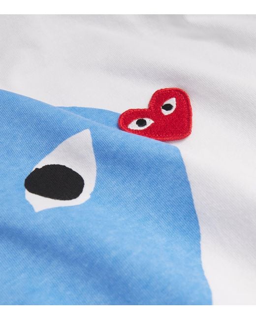 COMME DES GARÇONS PLAY White Heart Logo T-Shirt for men