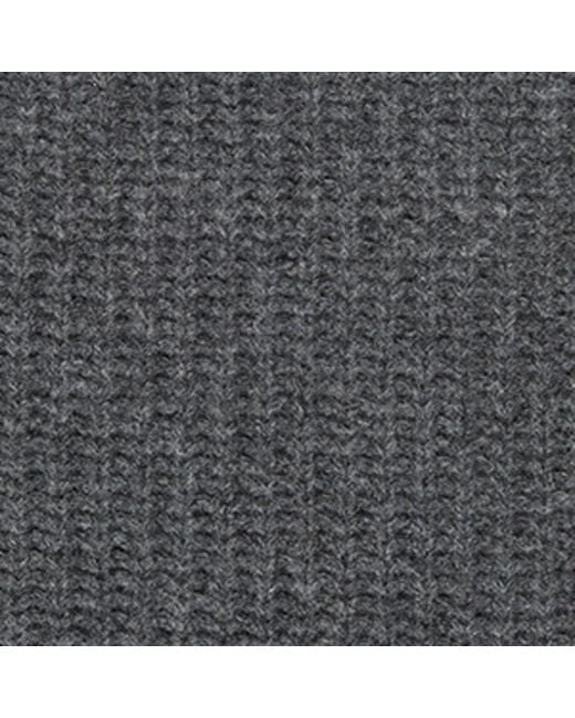 Weekend by Maxmara Gray Virgin Wool Initial Scarf