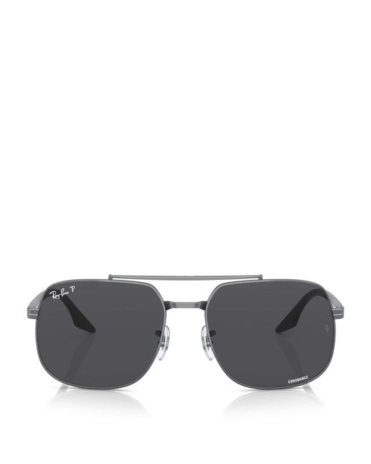 Ray-Ban Gray Polarized+ Lenses Square Sunglasses
