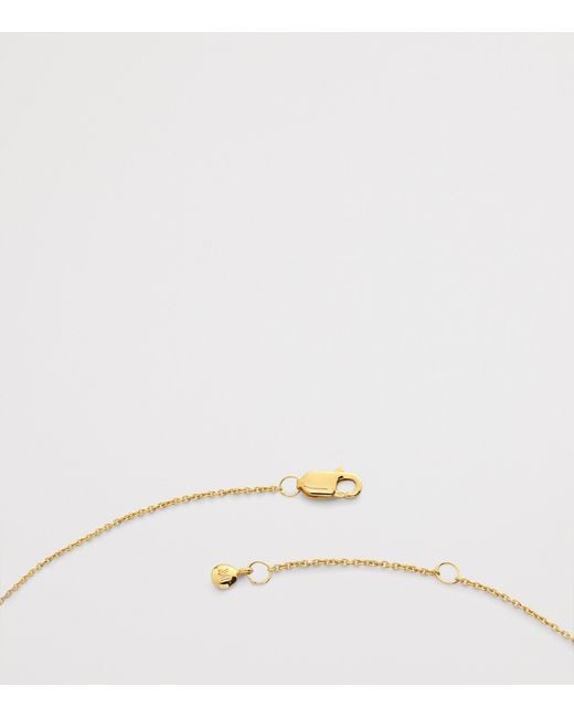 Monica Vinader Metallic Vermeil Zodiac Capricorn Necklace