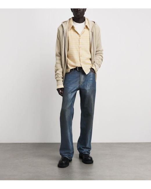 424 Natural Cotton-Blend Stripe Shirt for men