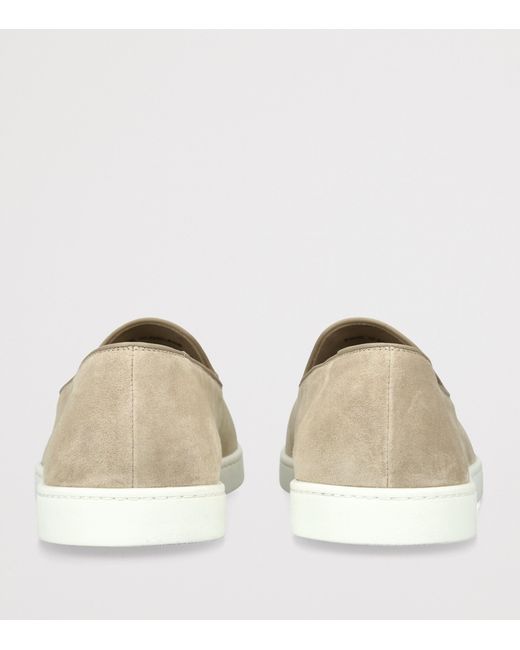 Church's Natural Suede Pebbles Slip-On Sneakers for men