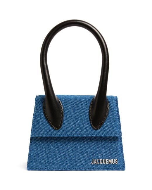 Jacquemus Blue Denim Le Chiquito Top-handle Bag