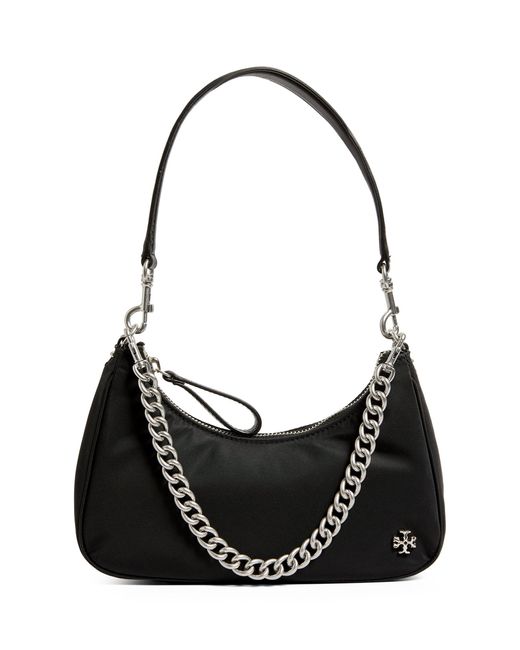 Tory Burch Leather Small 151 Mercer Shoulder Bag in Black | Lyst