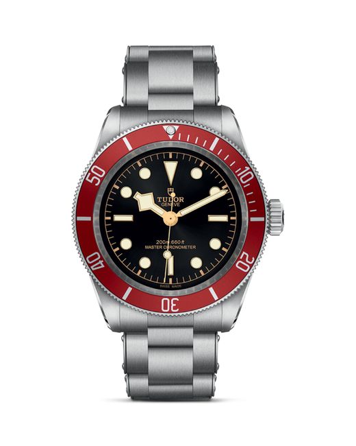 Tudor Metallic Stainless Steel Bay Watch for men