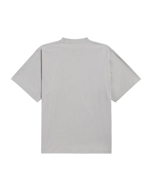 Balenciaga Gray Cotton Vintage Surfer T-Shirt for men