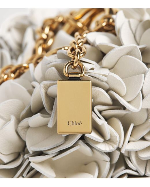 Chloé Natural Lambskin Plissé Shoulder Bag