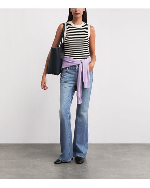 Rag & Bone Blue Ponte Miramar Dahlia Jeans