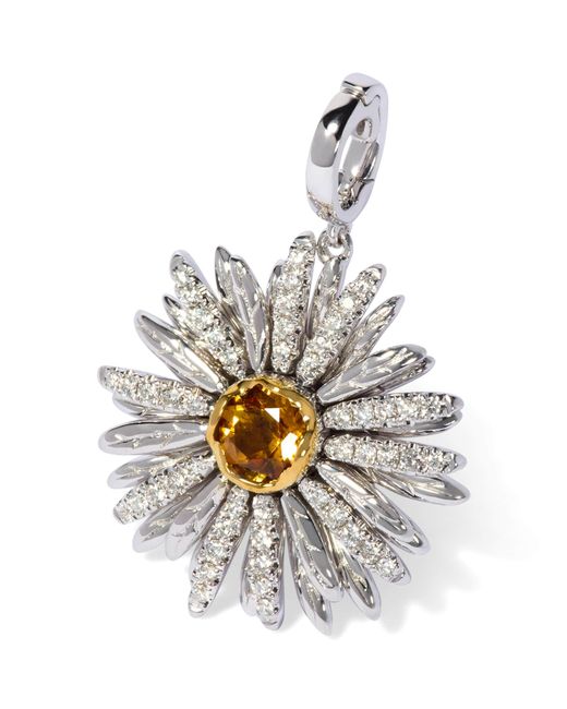 Annoushka White Citrine And Diamond Mythology Diamond Charm