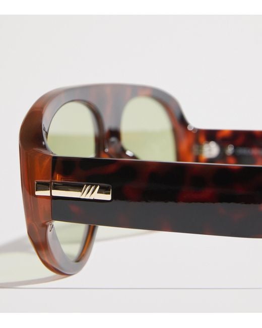 Le Specs Green Dream Boat Aviator Sunglasses