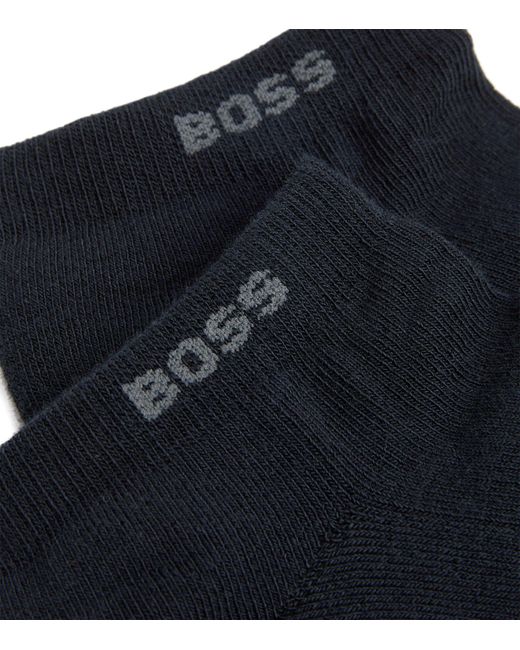Boss Black Plush Iconic Trainer Socks (pack Of 2) for men