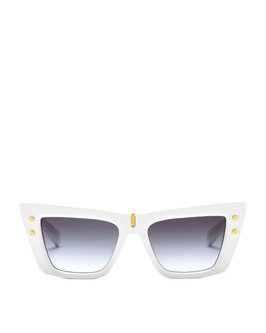 BALMAIN EYEWEAR White B-eye Sunglasses