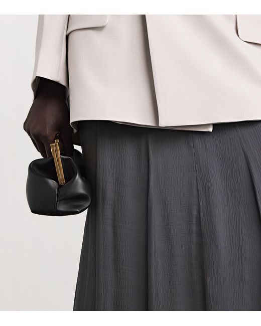 Chloé Gray Silk Maxi Skirt