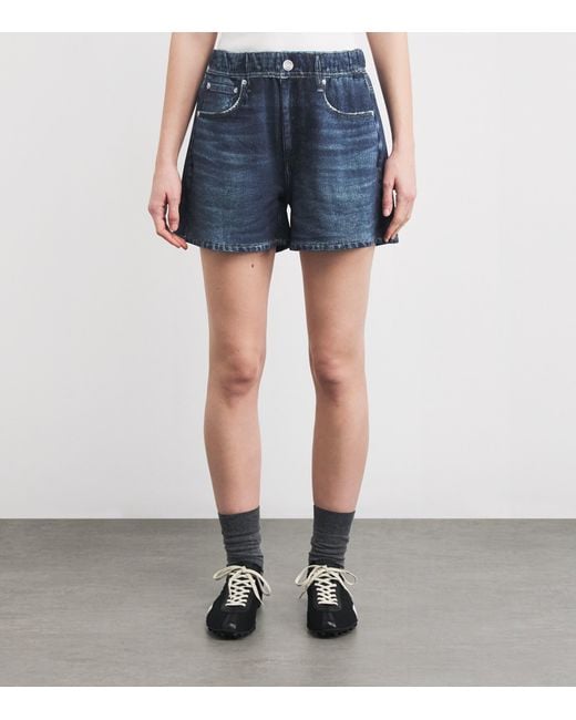 Rag & Bone Blue Miramar Walking Shorts