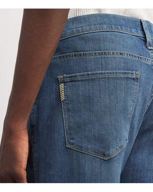 PAIGE Blue Normandie Straight Jeans for men